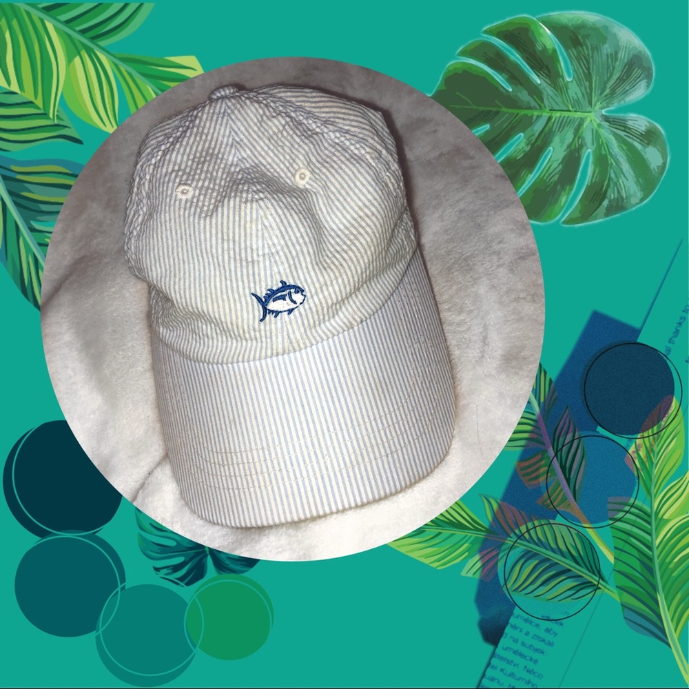 Southern Tide Seersucker Baseball Hat